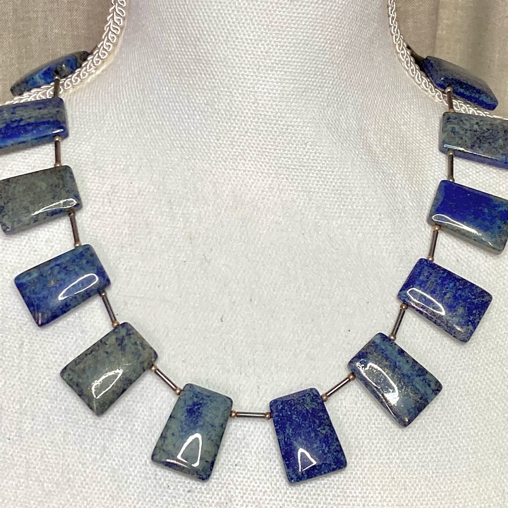 Genuine Lapis Blue Necklace